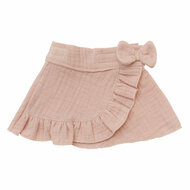 Poppen Wikkelrok Roze met Ruches, 28-35 cm