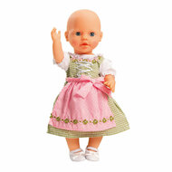 Poppenjurk Groen en Roze, 35-45 cm