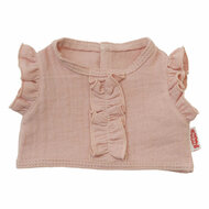 Poppen Wikkelrok Roze met Ruches, 35-45 cm