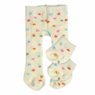 Poppen Maillot met Sokjes Hartjesconfetti, 28-35 cm