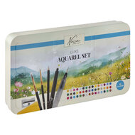 Nassau Luxe Aquarel Verfset - 45 Kleuren