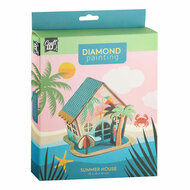 Diamond Painting Zomerhuis - 18x18x16cm