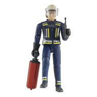 Bruder Bworld Brandweerman met Toebehoren 1:16
