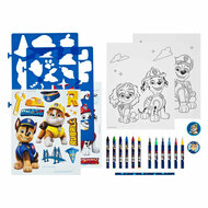 Stencil en Kleur Set Paw Patrol - 49dlg.