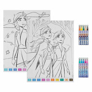 Kleuren op Nummer Set Frozen