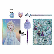 Glitter Dagboek Set Frozen - 6dlg.