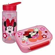 Broodtrommel en Drinkbeker Set Minnie Mouse
