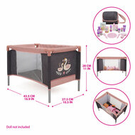 Poppenwagen Speelset - 18dlg.