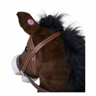 Houten Stokpaardje Bruin - 95cm