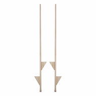 Stelten Hout Blank - 170cm