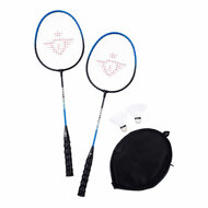 Badmintonset - 2 Shuttles en 2 Rackets