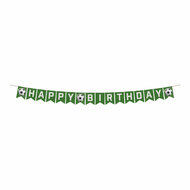 Papieren Vlaggenlijn Happy Birthday Voetbal - 6m