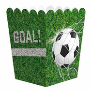 Papieren Snackboxen Voetbal - 8st.