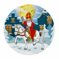 Papieren Borden 23cm Sinterklaas - 8st.