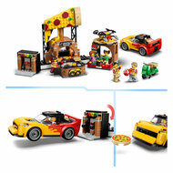 LEGO City 60496 Pizzacentrale met Voertuigen