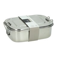 Lunchbox van RVS - 18x13x6,8cm