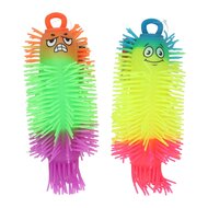 Meerkleurige Fluffy Worm - 21cm