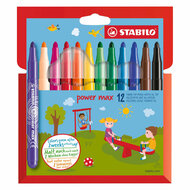 STABILO power max Viltstiften - 12dlg.