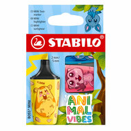 STABILO ANIMAL VIBES STABILO BOSS MINI Markeerstiften - 3dlg.