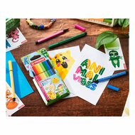 STABILO ANIMAL VIBES Pen 68 MINI Viltstiften - 8dlg. met Sticker