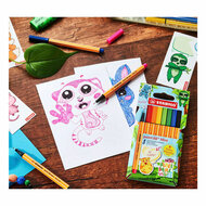 STABILO ANIMAL VIBES point 88 MINI Fineliners - 8dlg. met Sticker