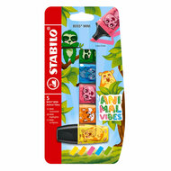 STABILO ANIMAL VIBES STABILO BOSS MINI Markeerstiften - 5dlg.