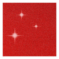 Kaarten en Enveloppen 10,5x15cm Glitter Rood - 4st.