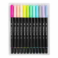 Dubbelzijdige Aquarelmarker - 12 Kleuren