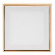 Gespannen Canvas met Lijst 280gr. 15,8x15,8cm - Wit