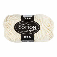 Katoengaren Afm 8/8 L: 80-85 M Off-White - 50gr.