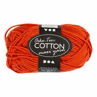 Katoengaren Afm 8/8 L: 80-85 M Rood - 50gr.