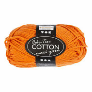 Katoengaren Afm 8/8 L: 80-85 M Oranje - 50gr.