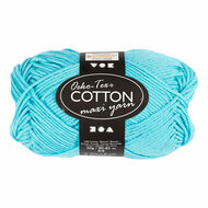 Katoengaren Afm 8/8 L: 80-85 M Turquoise - 50gr.