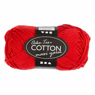 Katoengaren Afm 8/8 L: 80-85 M Donkerrood - 50gr.
