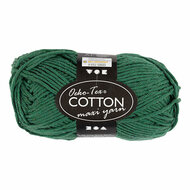 Katoengaren Afm 8/8 L: 80-85 M Donkergroen - 50gr.