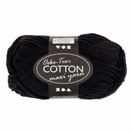 Katoengaren Afm 8/8 L: 80-85 M Zwart - 50gr.