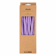 Chenille 6mm x 30cm Paars - 50st.