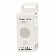 Keramiek Glazuur 984-1101 C Dekkend Wit - 60ml