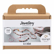 Mini Hobbyset Sieraden Halskettingen en Armband Roze