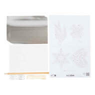 Mini Hobbyset Decoratie Kerstdecoratie Silver Metal