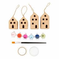 Mini Hobbyset Decoratie Huizen Kleurrijk