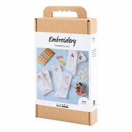 Hobbyset Borduurwerk Sokken Wit