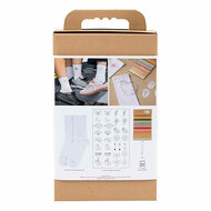 Hobbyset Borduurwerk Sokken Wit