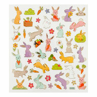 Stickervel Paashaas