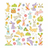 Stickervel Paashaas
