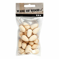 Houten Mini Eieren 2,5cm - 20st.