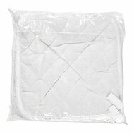 Pannenlappen Wit 20x20cm - 4st.