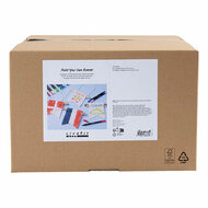 Groepsset Verf je eigen Spandoek 10,5x12cm - 60st.