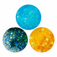 Sequin Clay Blauw/Groen - 6x60gr.