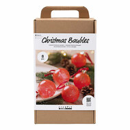 Hobbyset Kerstballen Marmeren